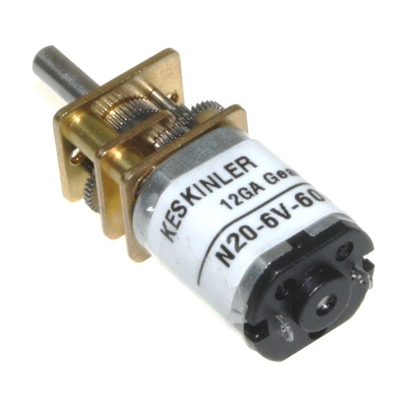 KGA12 6V 60Rpm 12mm Redüktörlü Dc Motor