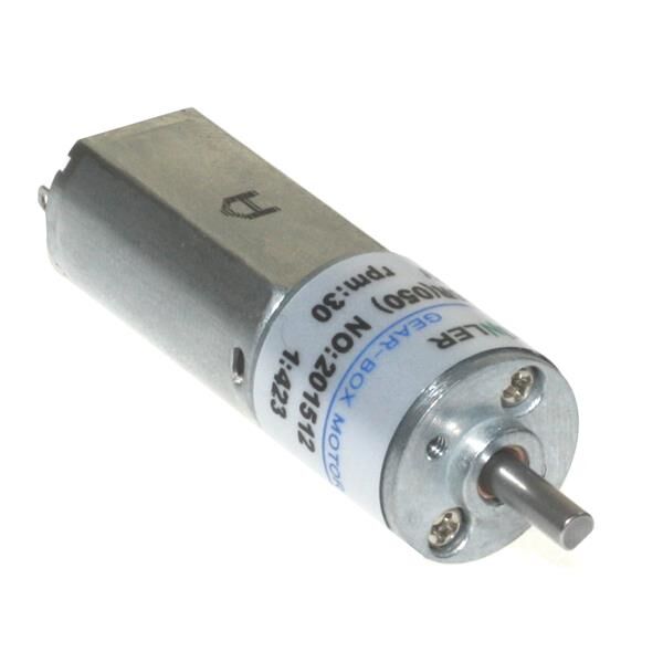 KGA16 12V 30Rpm 16mm 1:423 Redüktörlü Dc Motor