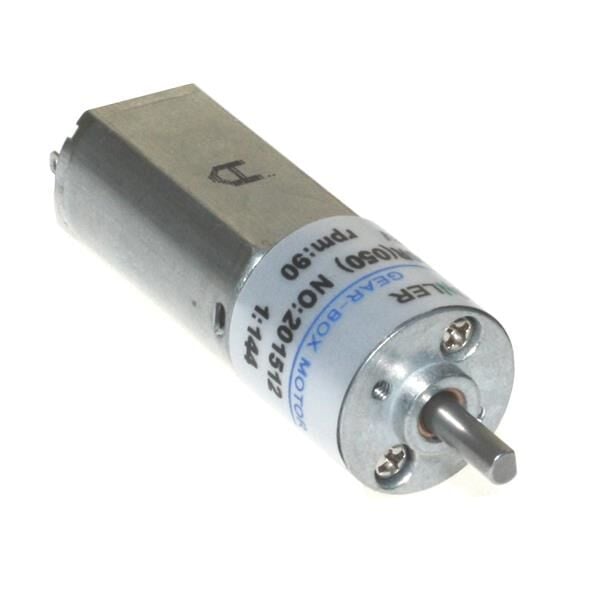 KGA16 12V 90Rpm 16mm 1:144 Redüktörlü Dc Motor