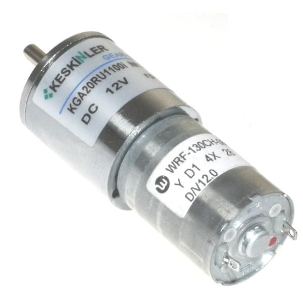KGA20 12V 5 Rpm 20mm Redüktörlü Dc Motor