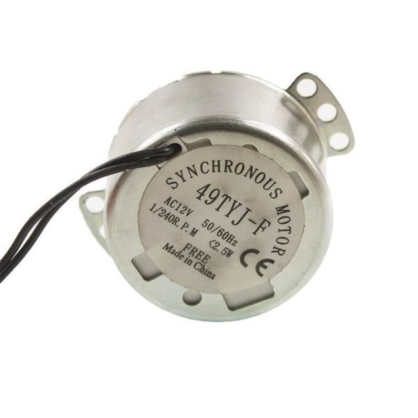 49TYJ-F AC 12V 1/240 RPM 2.5W Senkron Motor