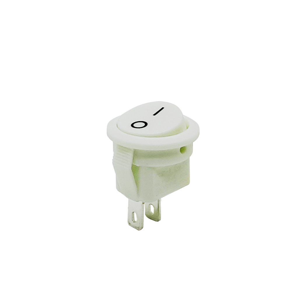 Yuvarlak Mini Anahtar On-Off - Beyaz 2P