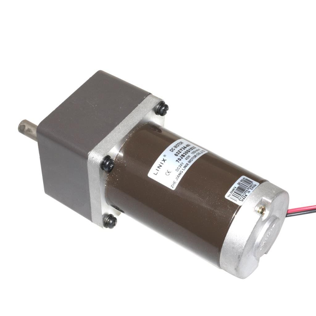 70mm 24V 600RPM DC Motor 63ZY24-40