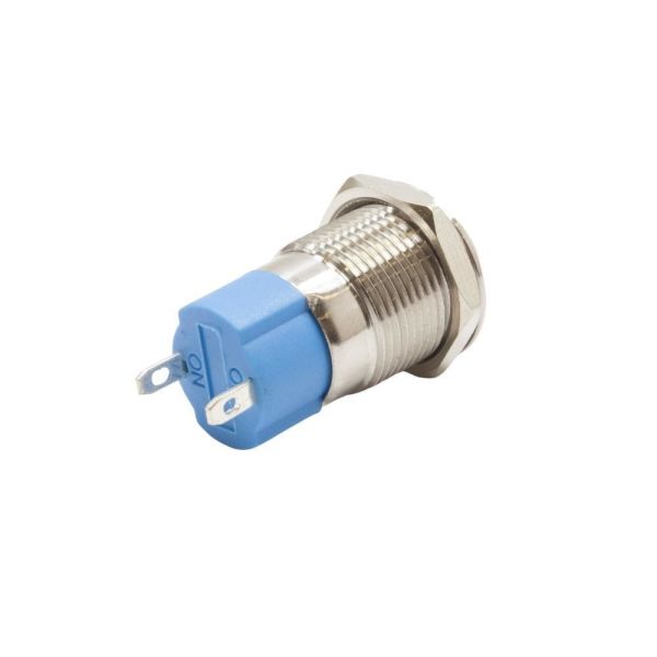12A-G1 12mm Çıkık Yaylı Metal Buton