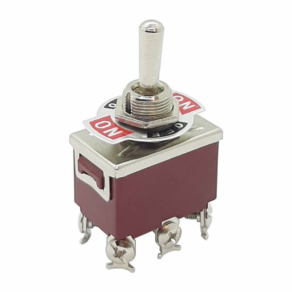 Toggle Switch Büyük Boy On-Off-On 6P