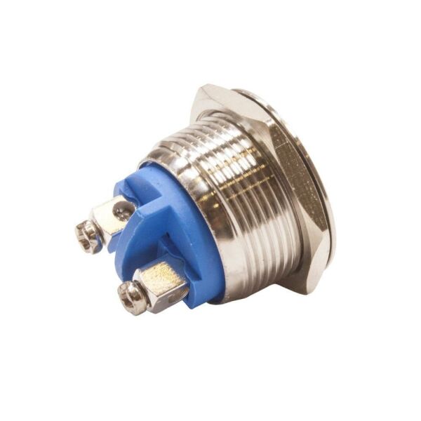 19H-P1 19mm Düz Yaylı Metal Buton