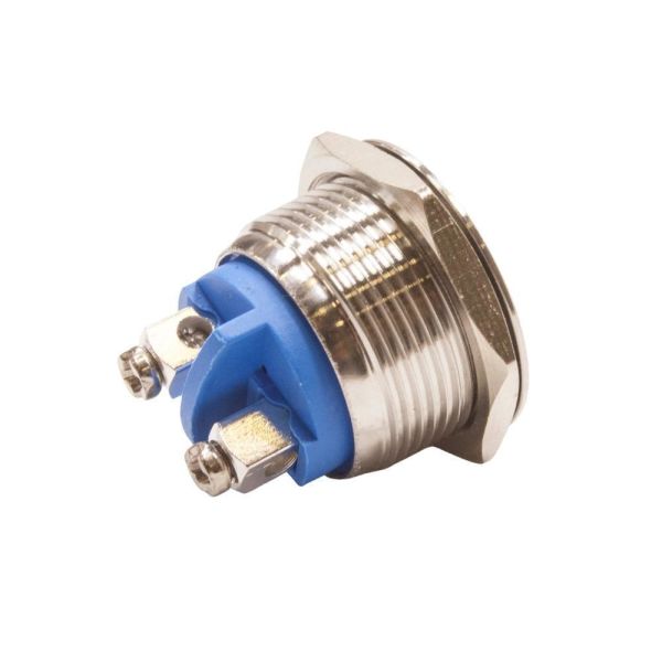 19H-G1 19mm Çıkık Yaylı Metal Buton