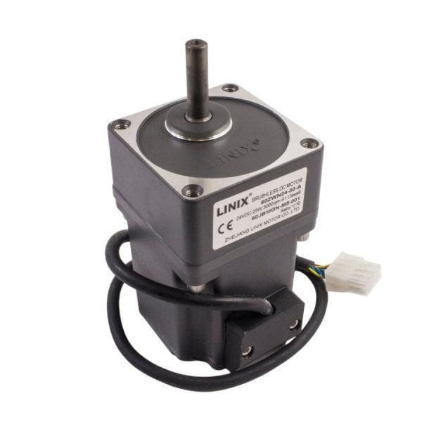 60JB10GN 24V 25W 300RPM Redüktörlü Brushless DC Motor
