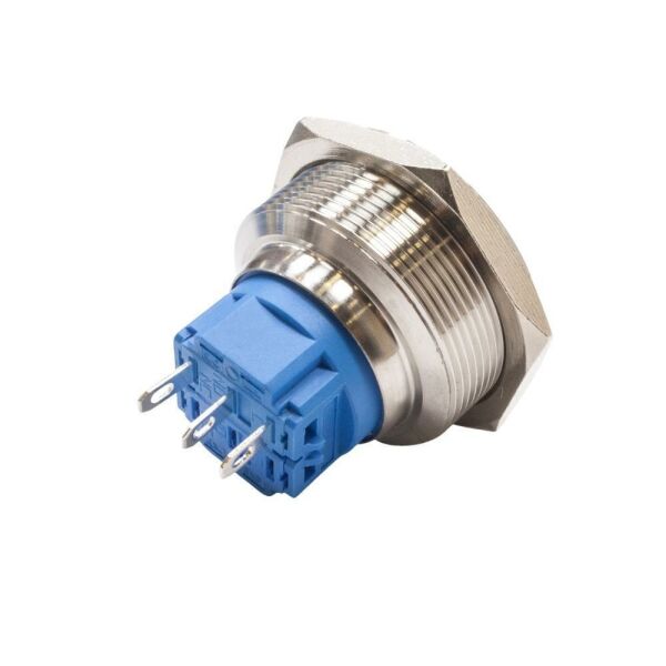 28B-G1 28mm Çıkık Yaylı Metal Buton