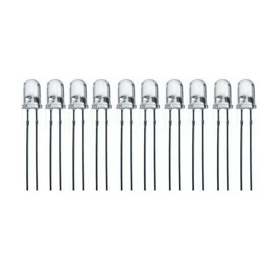 5 mm Beyaz Led Paketi - 10 Adet