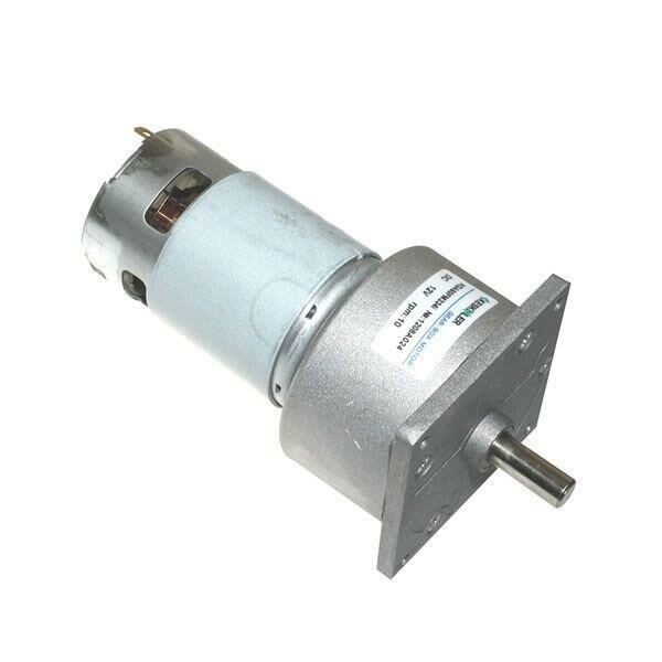 KGA60 12V 10Rpm 60mm Redüktörlü Flanşlı Dc Motor