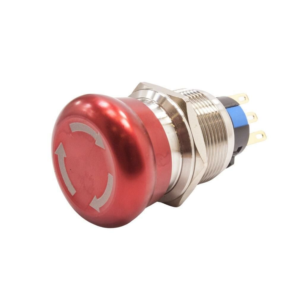 22M-Q1 22mm Metal Acil Stop Butonu