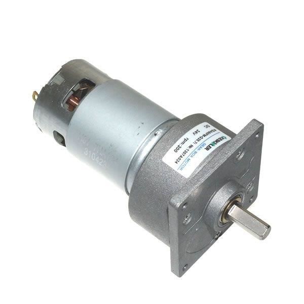 KGA60 24V 200Rpm 60mm Redüktörlü Flanşlı Dc Motor