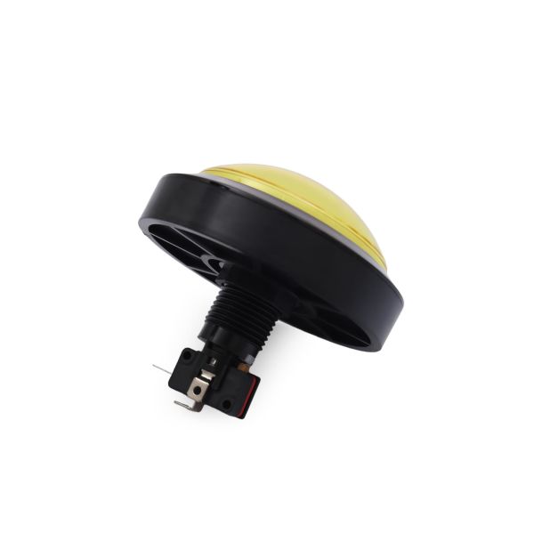 100MM 12V Işıklı Oyun Makina Buton Yuvarlak - Sarı