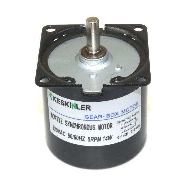 KTYZ-60 5RPM 14W AC Senkron Motor