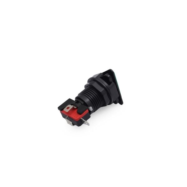 40MM 12V Işıklı Oyun Makina Buton Üçgen - Yeşil