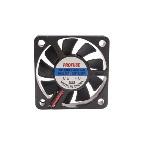 50x50x10mm 12V 0.15A Fan 2 Kablolu