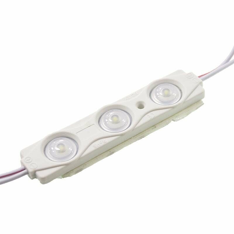 3'lü Mercekli Modül Led - Gün Işığı 12V 1.2W