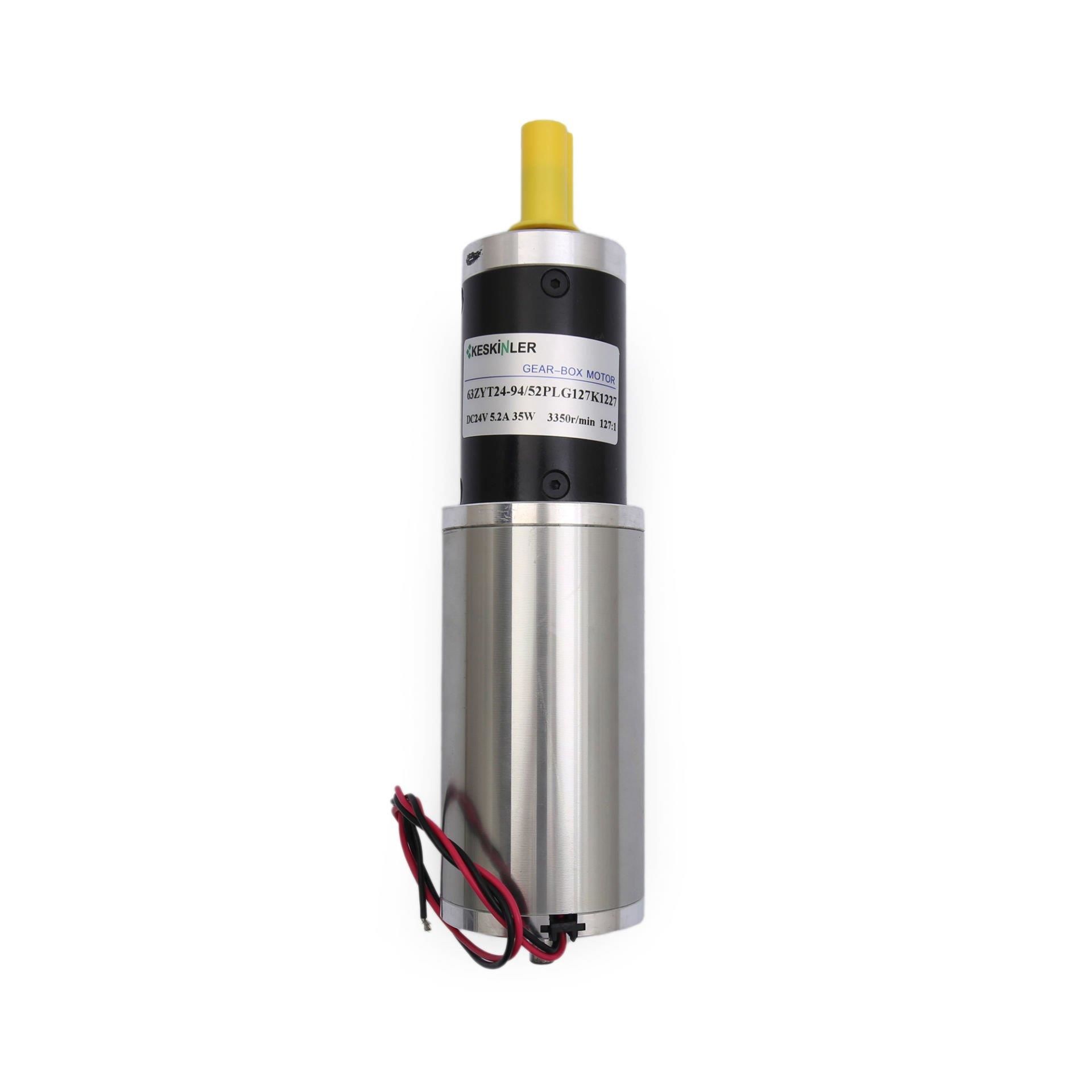 63ZYT24-94 24V 26RPM Planet Redüktörlü Dc Motor