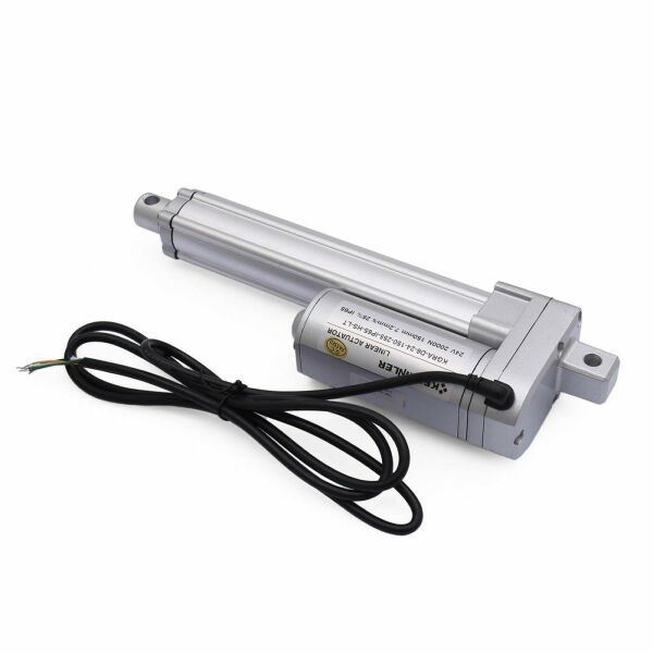 KGRA 24V 150MM 2000N IP65 Hall Sensörlü Lineer Motor