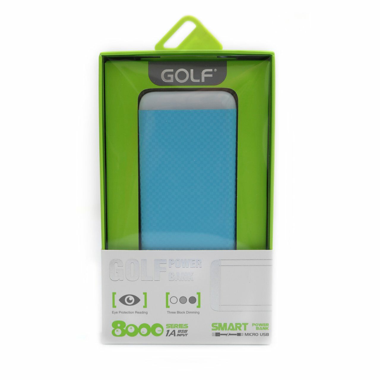 Golf Powerbank 4000 mAh Mavi (Led Işıklı)