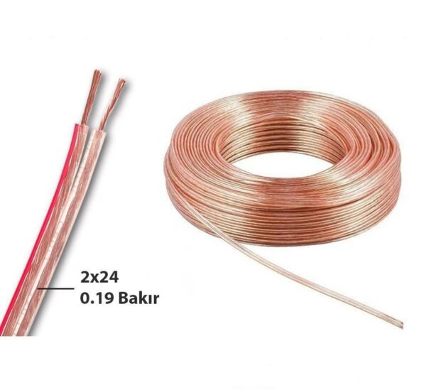 2x0,75 Kordon Kablo - 1 metre